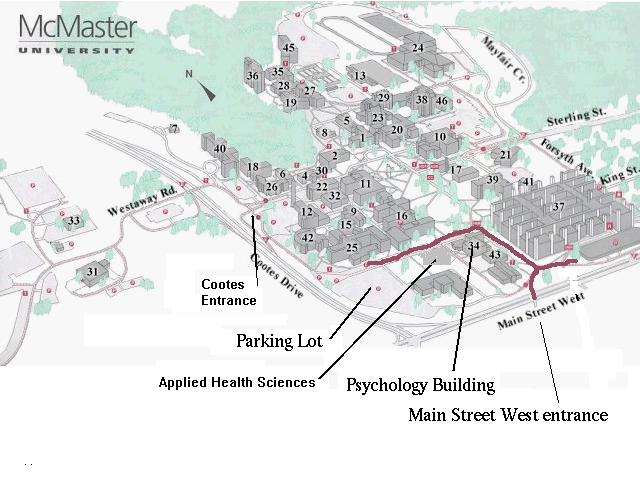 McMaster University Campus Map   Campusmap 